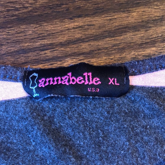 Pink/Gray Stripe Short Sleeve Shirt - Picture 3 of 3